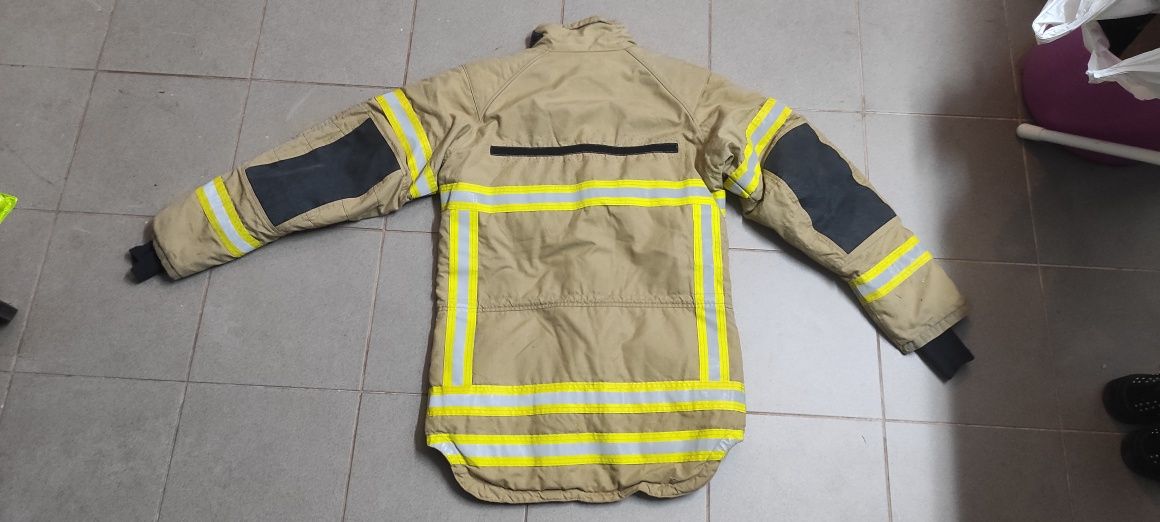Ubranie strażackie piaskowe Viking OSP,PSP,KSRG,nomex,kask,hełm,mundur