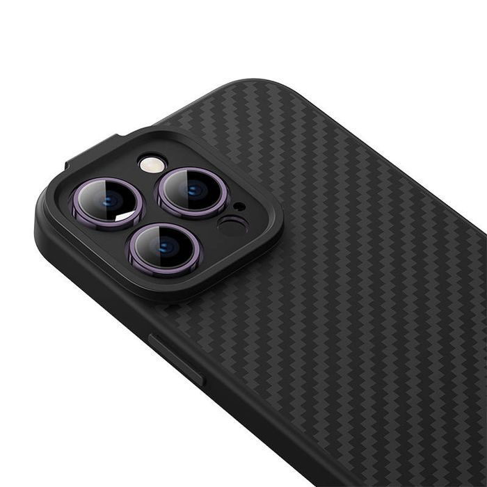 Magnetyczne etui do iPhone 14 Pro (czarne) +szkło hartowane +zestaw