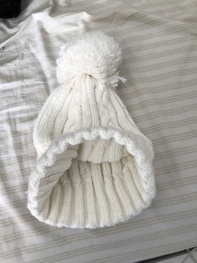 Gorro de inver branco