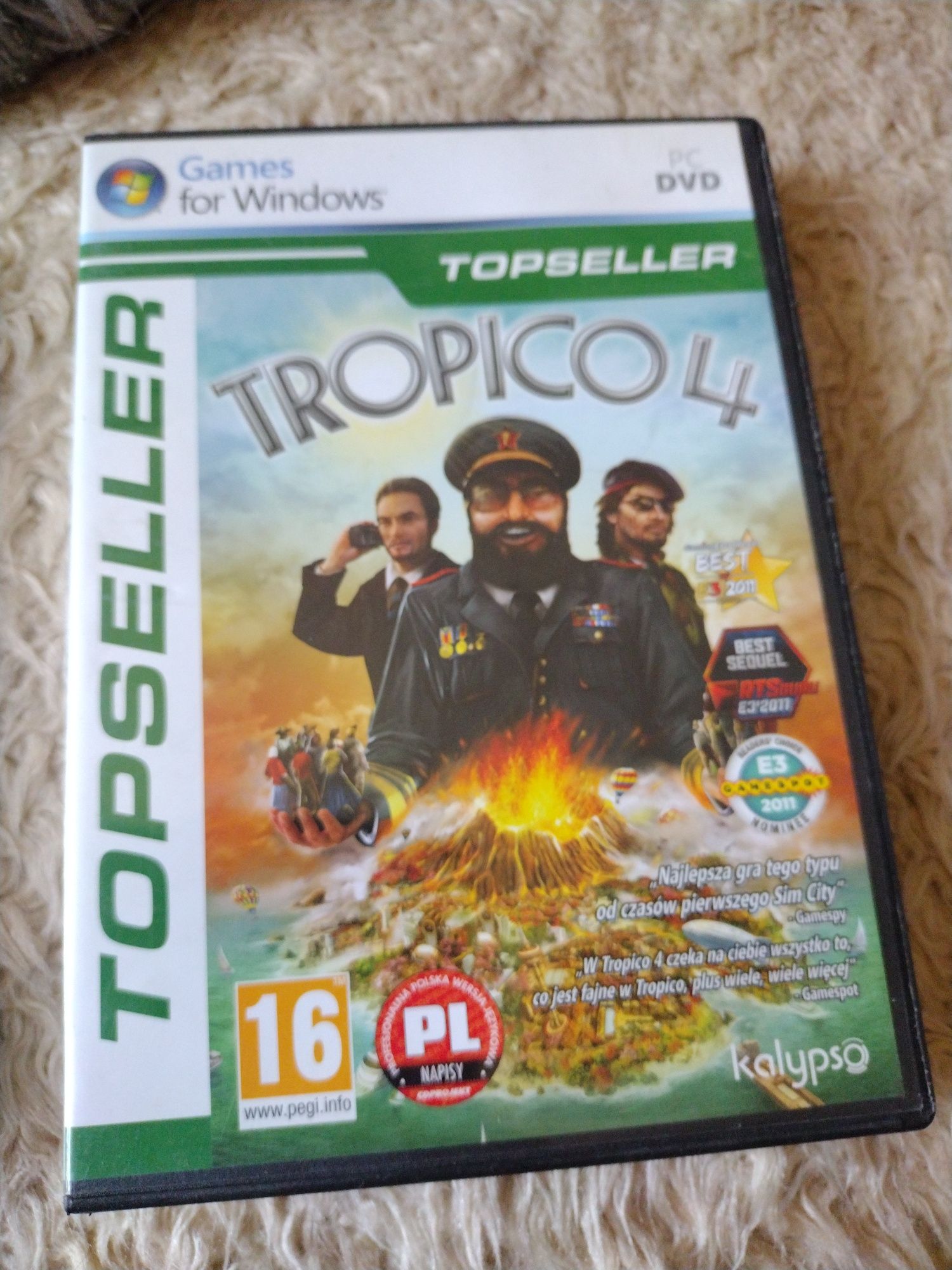 Zestaw trzech gier na PC Tropico