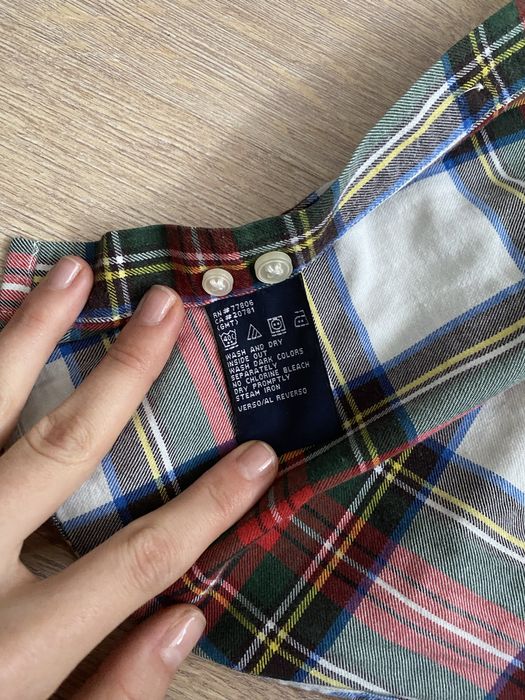 Сорочка tommy hilfiger картата у клітинку оверсайз m