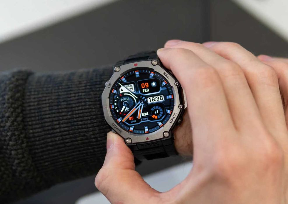 ‼️The BEST! Смарт годинник Amazfit T-Rex 3|Українська|EU Global 48mm