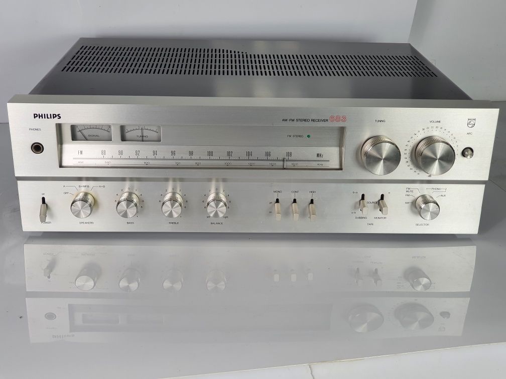 WZMACNIACZ Philips 22Ah 683 /22 amplituner Vintage MFB OUT do aktywnyc