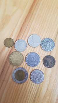 Monety z różnych krajów - numizmaty