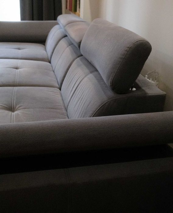 3 letnia kanapa narożna BRW Lizbona I z funkcją spania i skrzynią