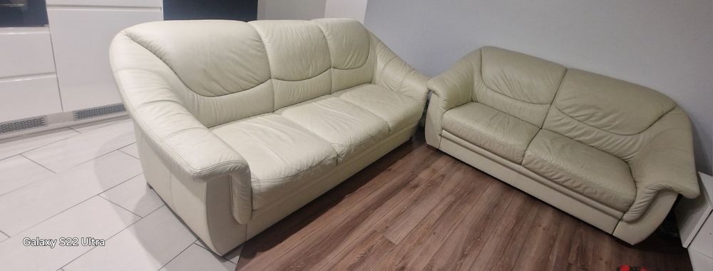 Zestaw wypoczynkowy z skóry