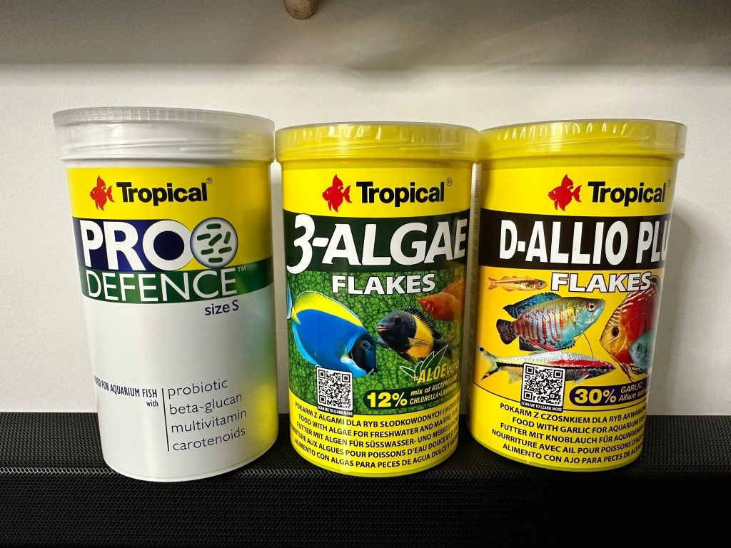 Alimentação Tropical 1000ml e Sera