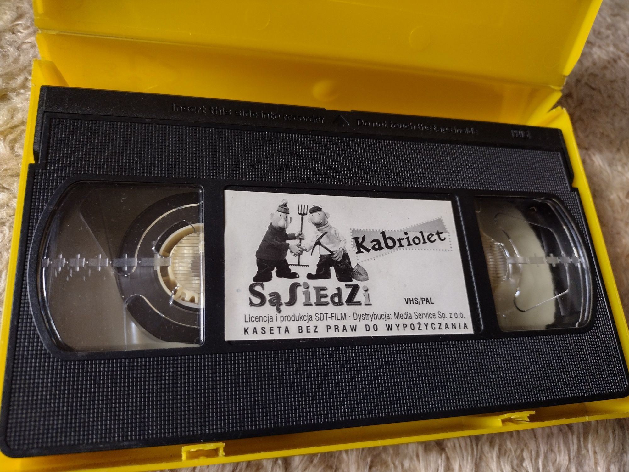 Kaseta VHS Video Bajki Sąsiedzi
