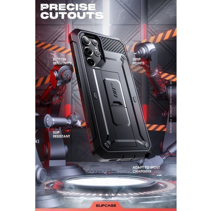 Etui Supcase Unicorn Beetle Pro do Galaxy S23 Ultra - Czarny