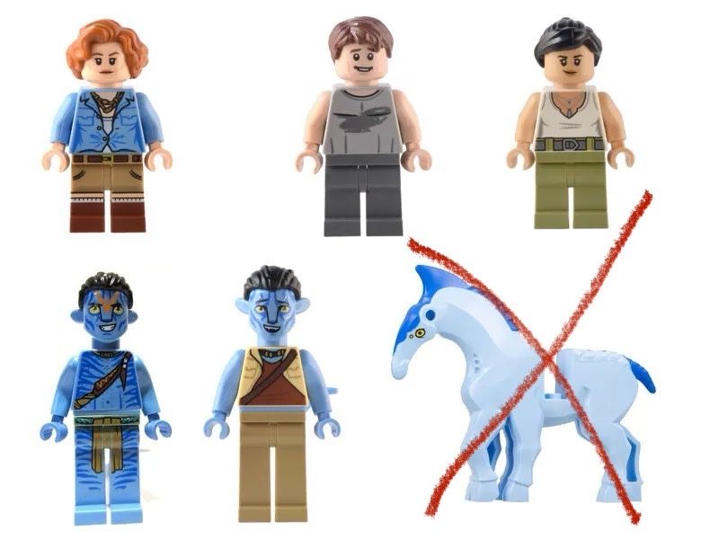 Фігурки Lego Avatar з набору 75573 нові