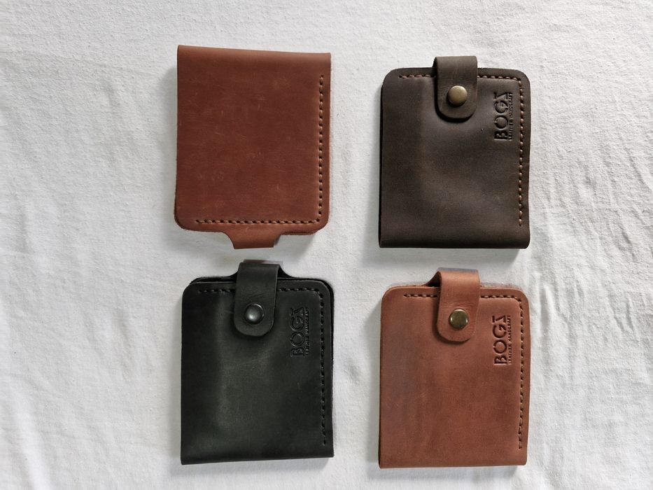 Шкіряний гаманець преміум - класу, ручна робота, надійні шви.