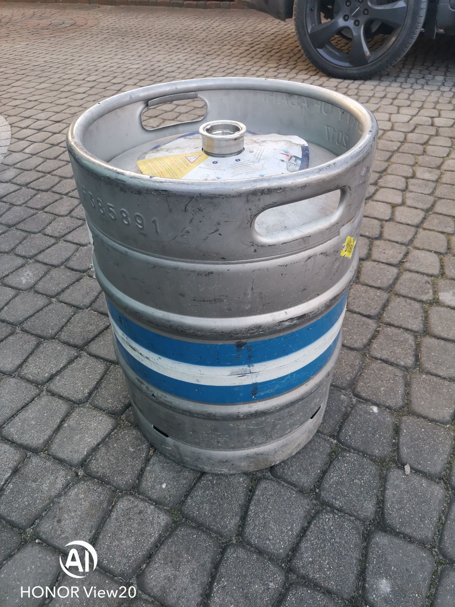 Keg beczka 30l 50l kwasówka z fitingiem zaworem gwiint