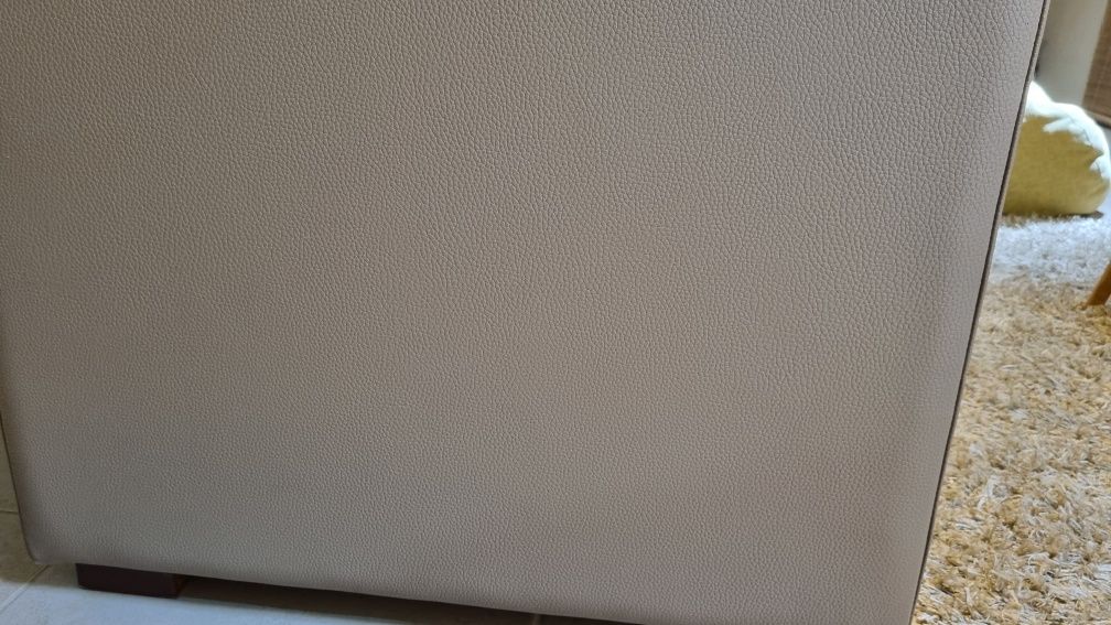 Sofá em pele 2 lugares