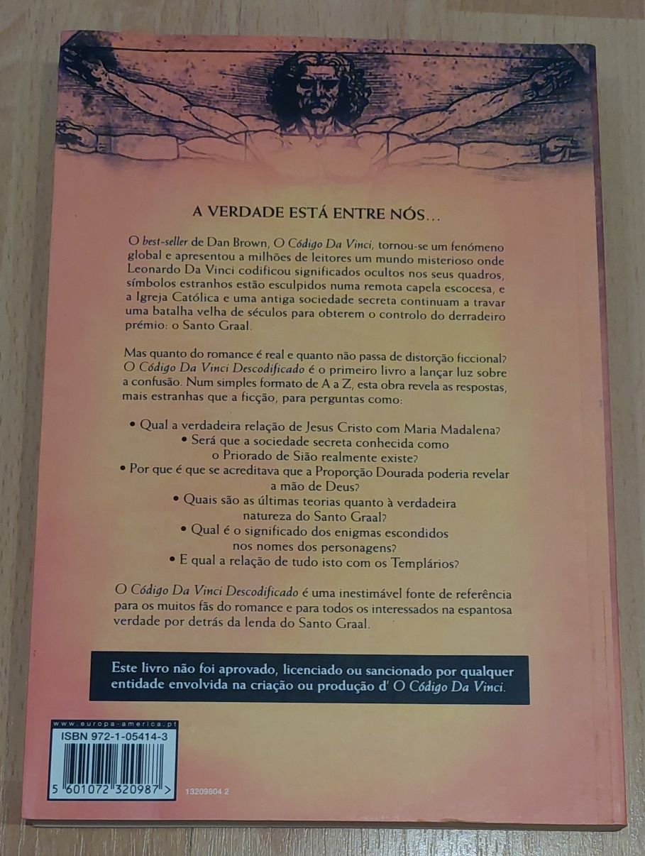 Codigo Da Vinci, Anjos e Demónios etc 5€ cada / 4 livros 19 euros