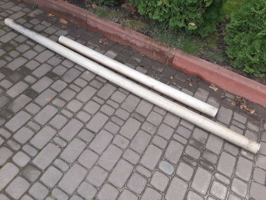 Алюминиевая труба круглая 86 мм б/у