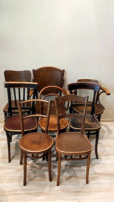 Стулья, венские  деревянные, гнутая мебель для дома.