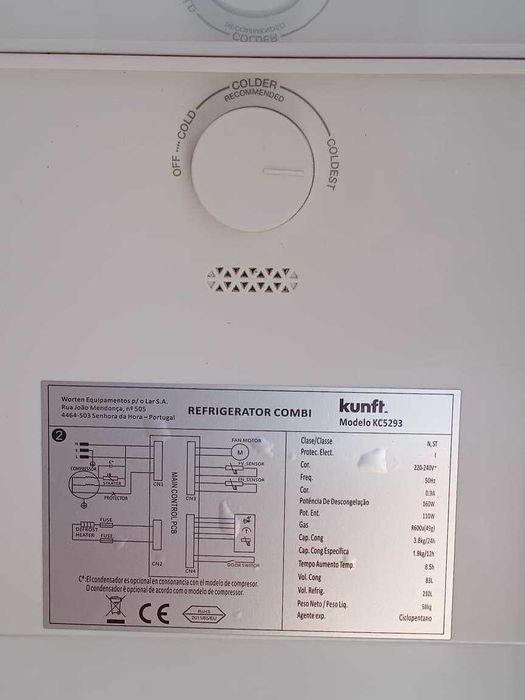 Frigorífico Combinado KUNFT