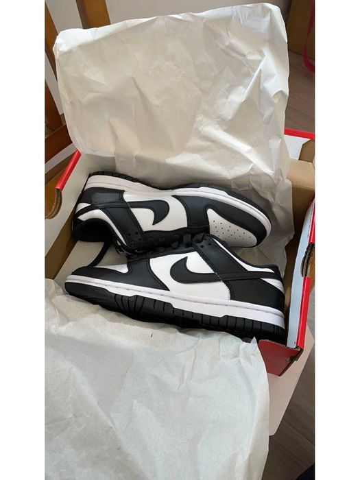 Nike DunkLow Panda czarno-białe trampki casual trampki