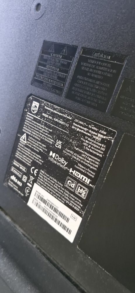 Phillips 43cali 4K android smart tv