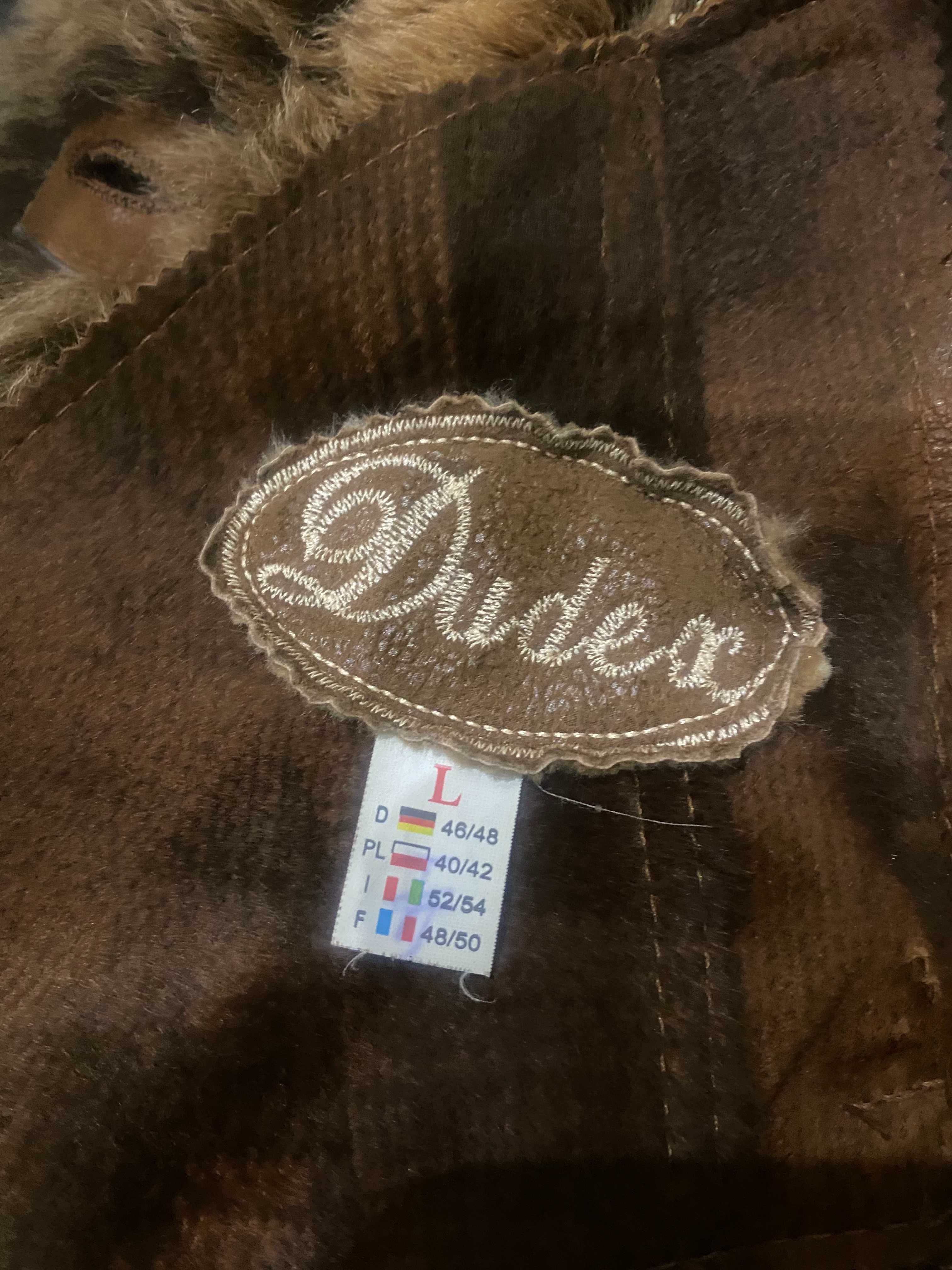 Kożuch Dudex L , skóra naturalna