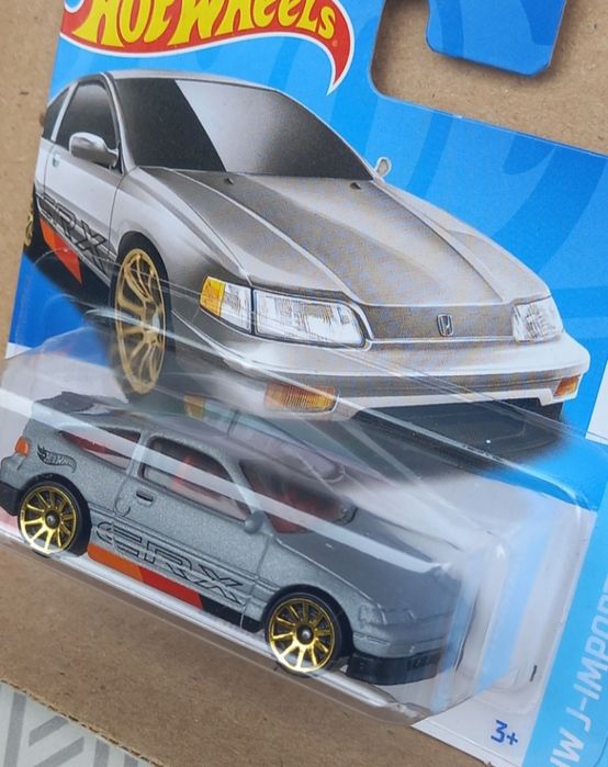 Conjunto 2 - 88 honda cr-x hot wheels