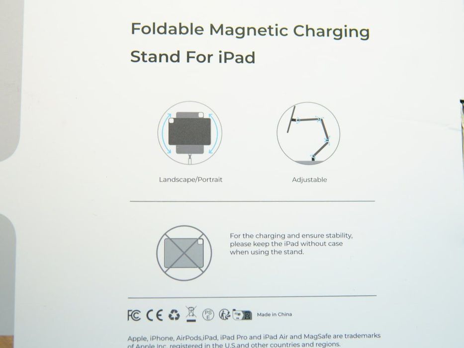Магнитная подставка для беспроводной зарядки KU XIU для iPad Pro 11",