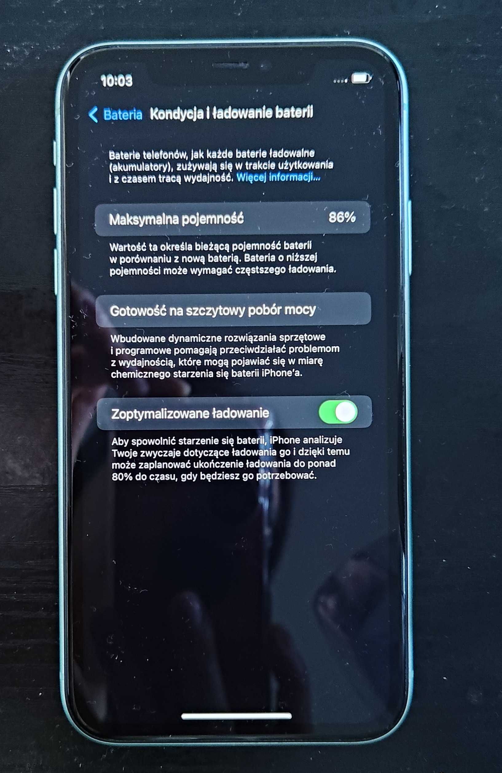 iPhone 11 128GB bateria 86%