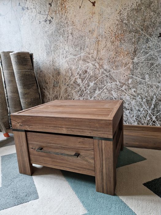 Szafka nocna do sypialni black red white