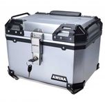 Kufer motocyklowy AWINA 45L 43.5X38X34CM SREBRNY w stylu adventure