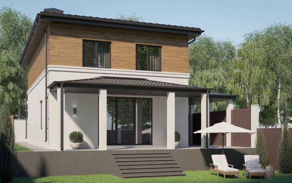 Продаж будинку на 5 сотках в Ірпені, закрите КМ, газ