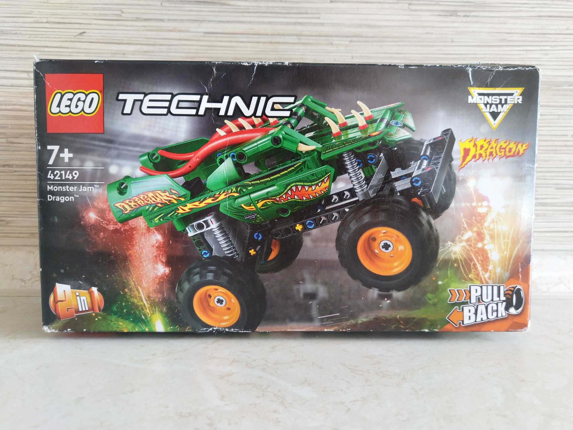 OKAZJA Lego Technic auto samochód terenowy monster jam dragon Wysyłam