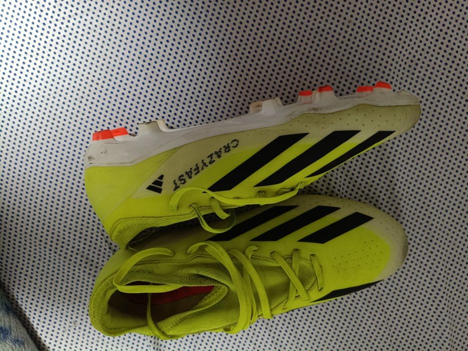 футбольные бутсы Adidas X Crazyfast League FG в расцветке Team Solar