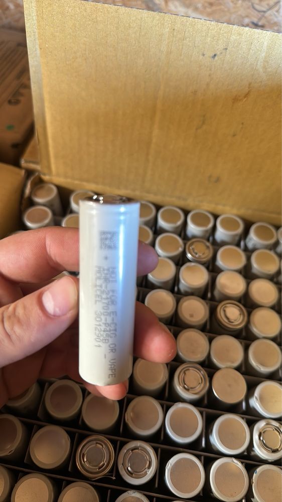 Ogniwo wysokoprądowe Molicel P45b 45A 21700, li-ion bateria liion 40t