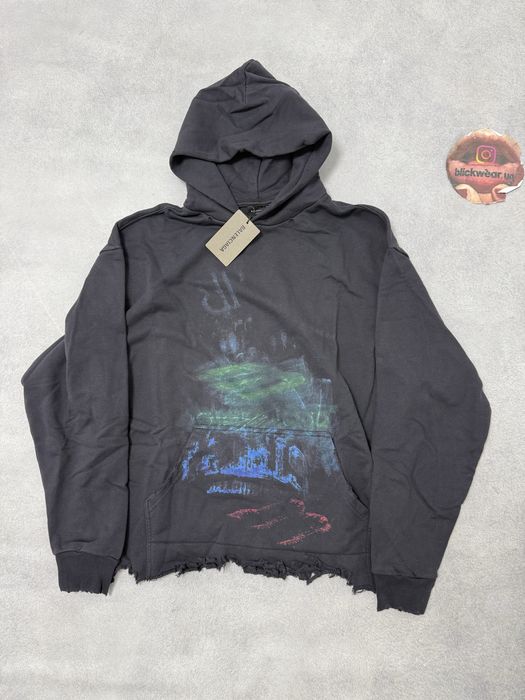 худи Balenciaga Blur hoodie vetements rick owens