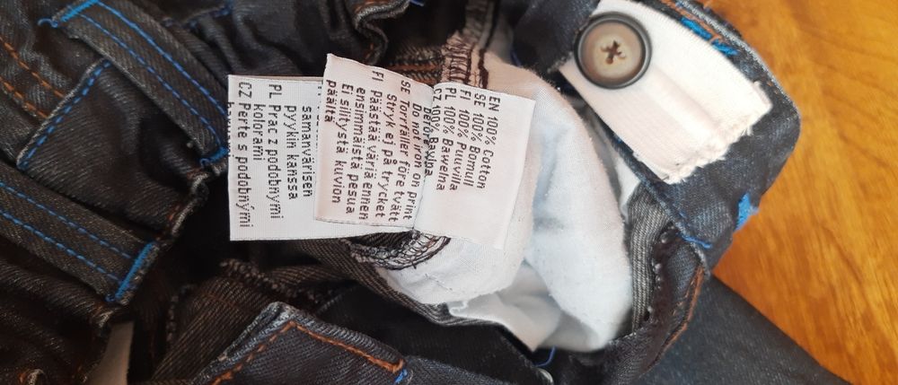 Dzinsy 128 i t-shirt na 7-8 lat