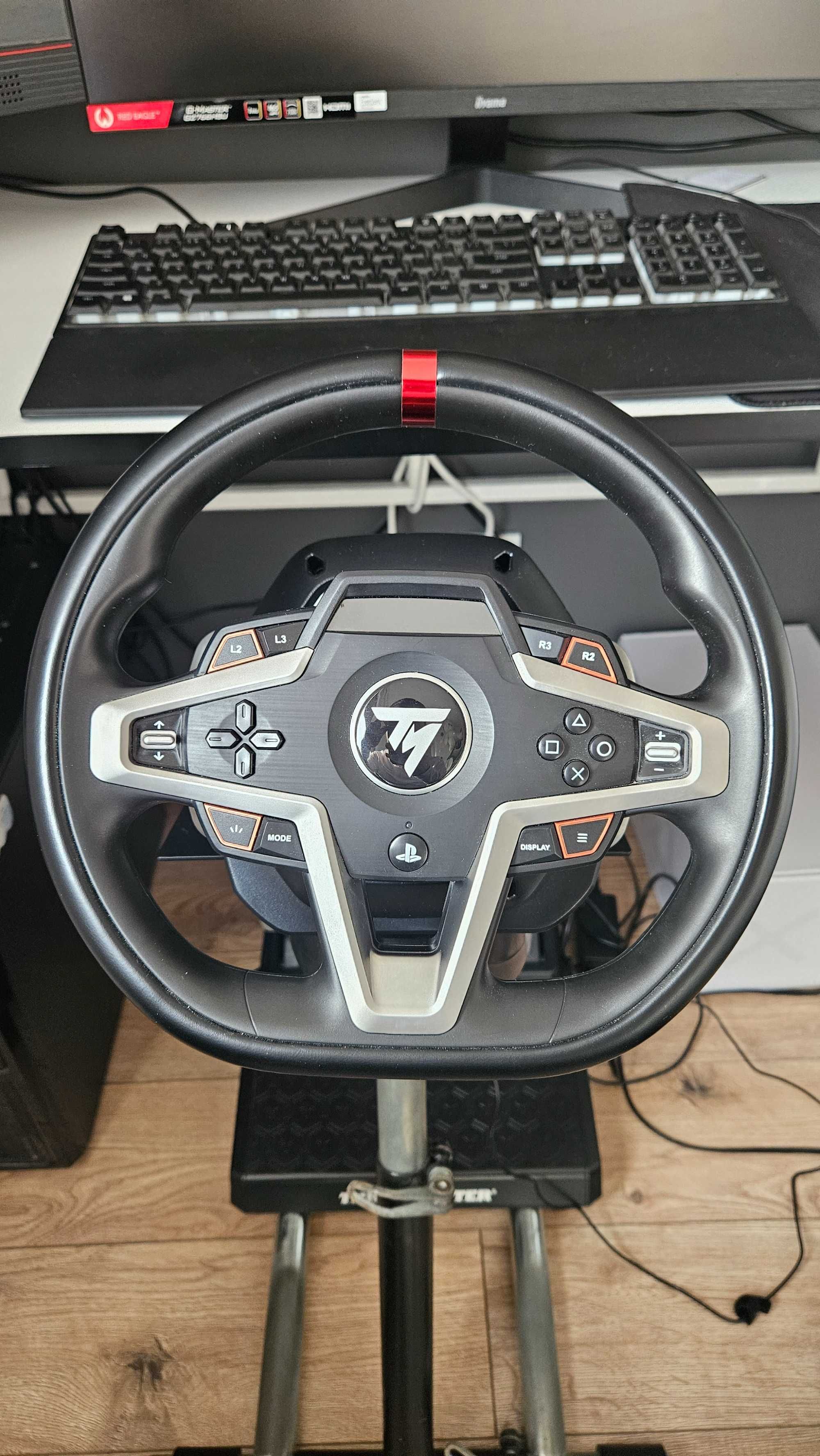 Thrustmaster T248, pedały, stojak, pudełko