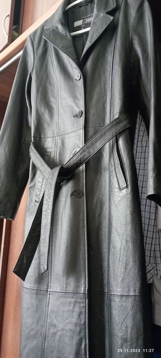 Кожаный плащ Jamie Page