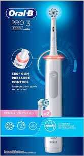 Oral-B Pro 3 elektryczna szczoteczka 3000 biała