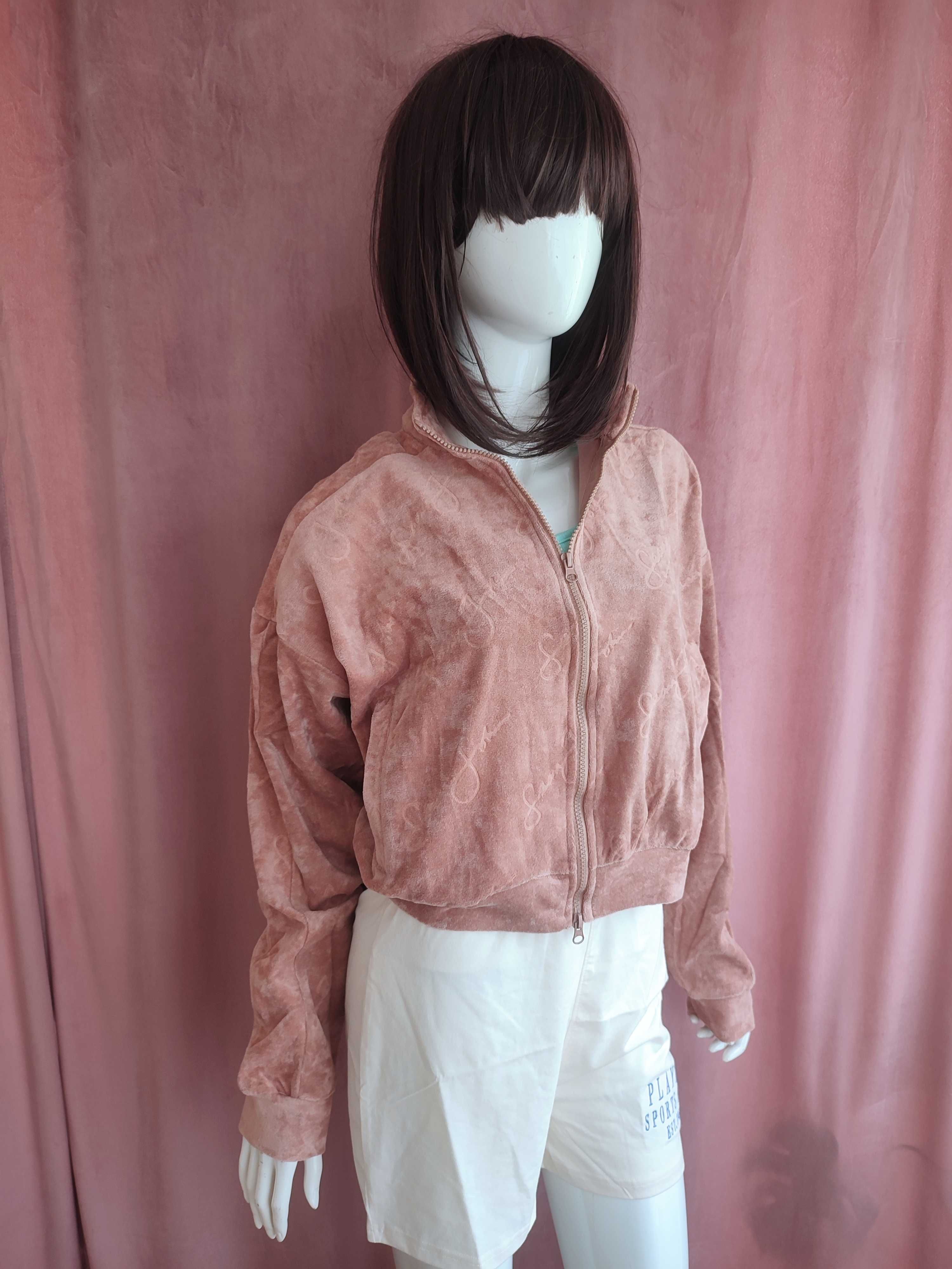 Bluza krótka damska pluszowa welurowa Missguided r. 40 / L