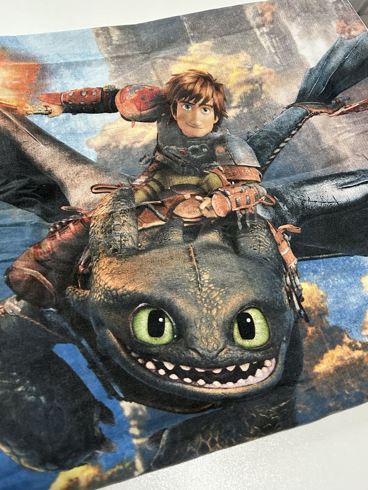 Fronha e capa de edredão dos dragons como novo