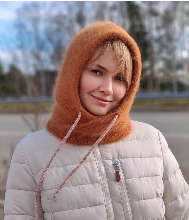 Головний убор - капори , шапки ,пушистики з ангори, пуха норки