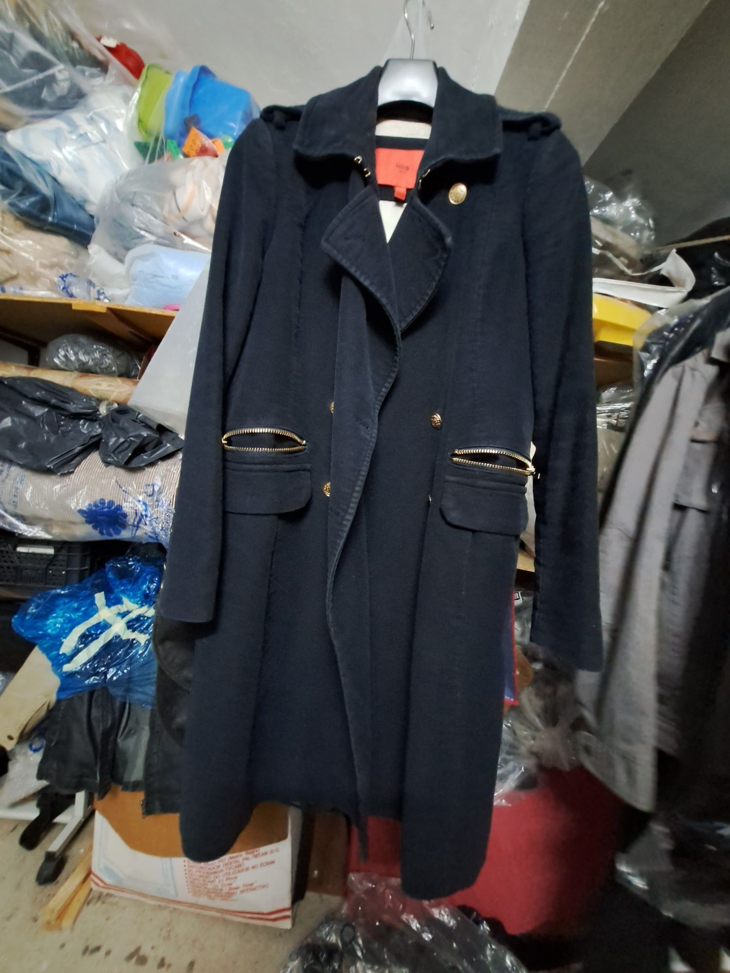 10 € casaco couro homem tamanho grande