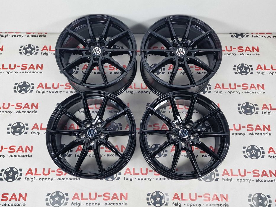 Nowe alufelgi VW 18" 5x112 PASSAT B5 B6 B7 B8 CC T-ROC - Czarne