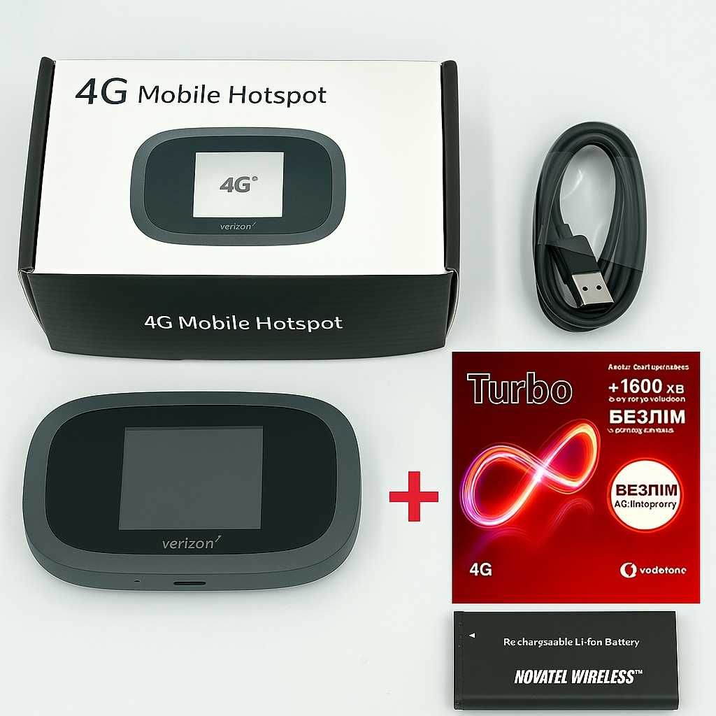 4G Wi-Fi Роутер Novatel MiFi 8800 з SIM-картою Kyivstar + 2 місяці