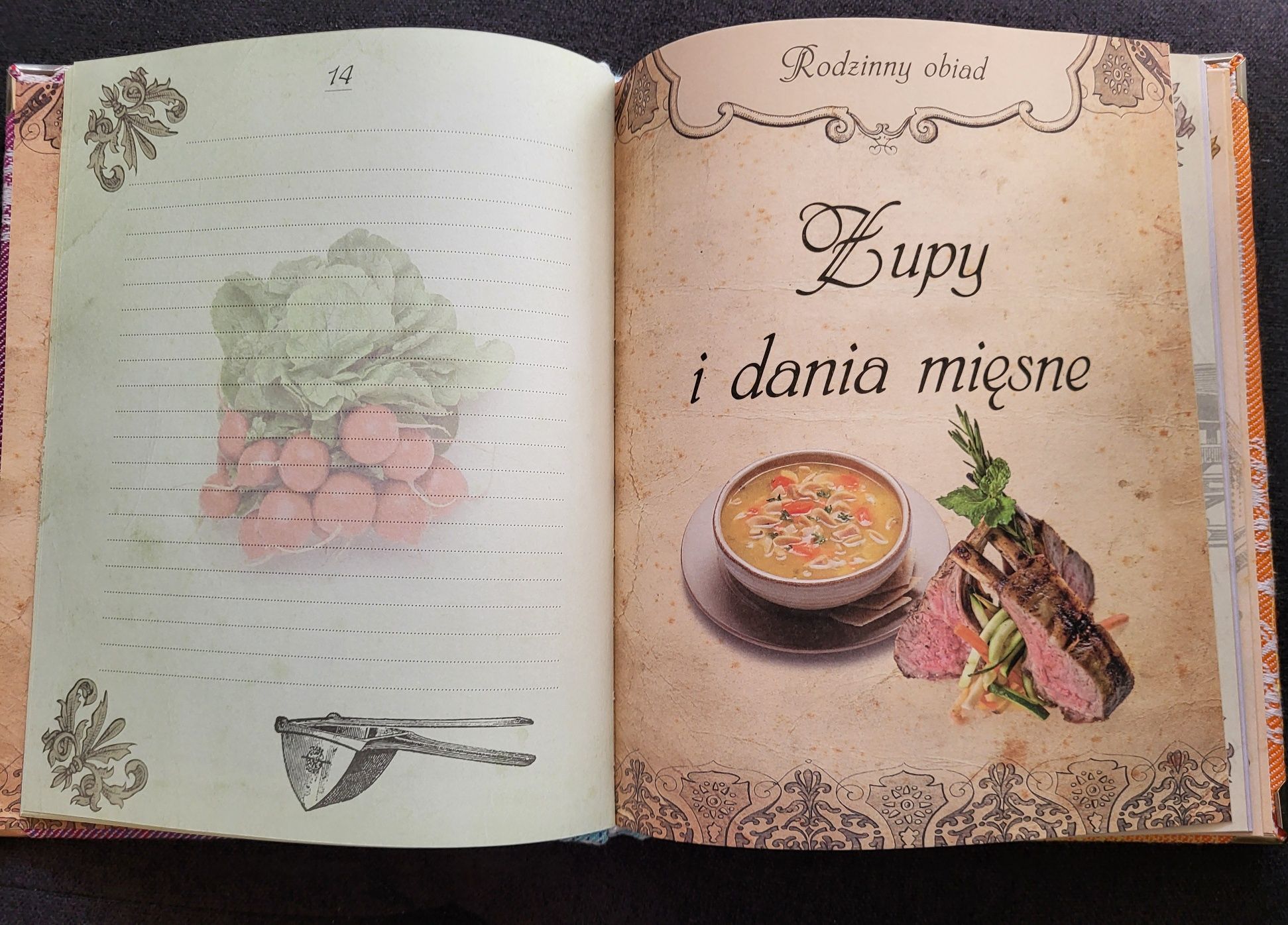 Notes na przepisy kulinarne przepiśnik