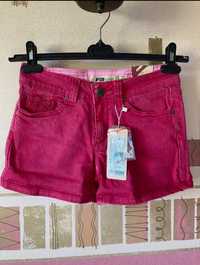 NEW YORKER spodenki krótkie jeansowe szorty dżins różowe fuksja _NOWE!