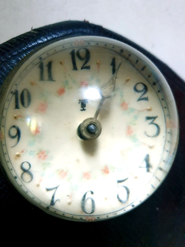 Raro antigo calendário perpétuo com relógio termómetro bloco de notas
