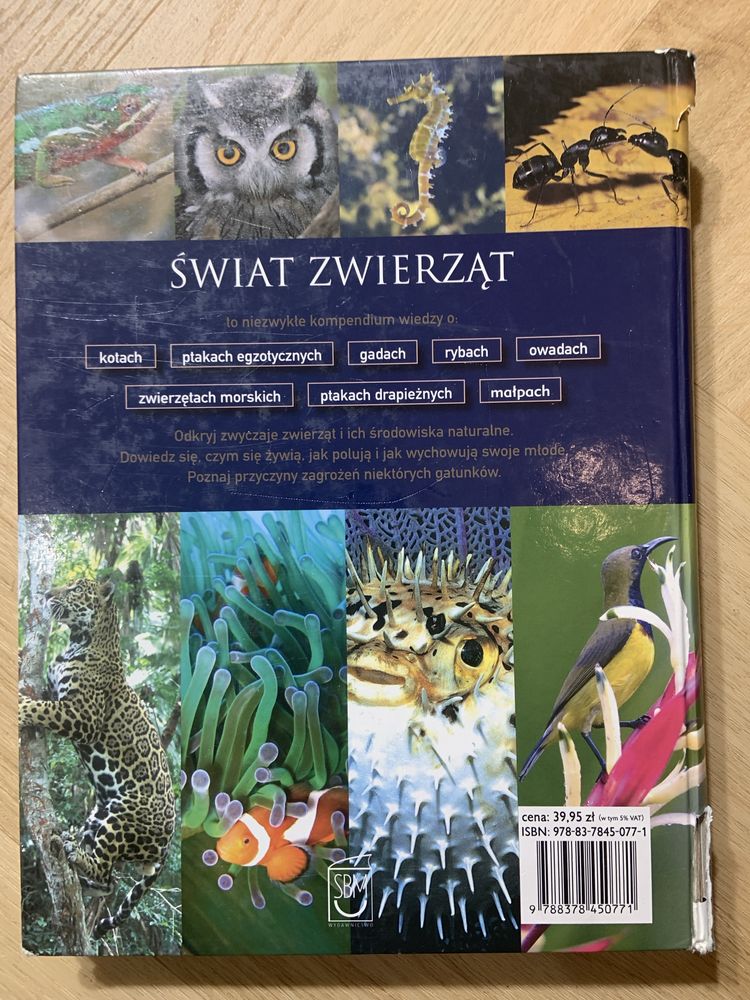 Atlas, Świat Zwierząt, ilustrowany zdjęciami