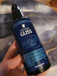 Gliss night elixir haptiq + kwas hialuronowy bez spłukiwania