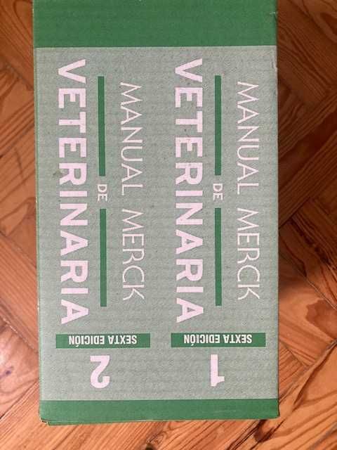 2 volumes Manual Merck de veterinária